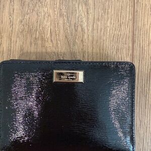 Kate Spade Shiny Black Clutch